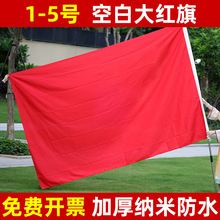 旗帜红旗小旗子志愿者空白大红5号3号表演2号1号广告彩色道具