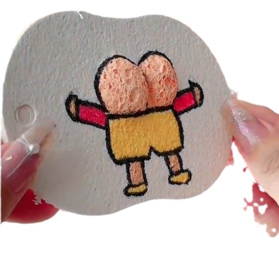 Espuma pintura de textura DIY dibujo de madera esponja pellizco papel juguete infantil esponja absorbente material de pintura grande