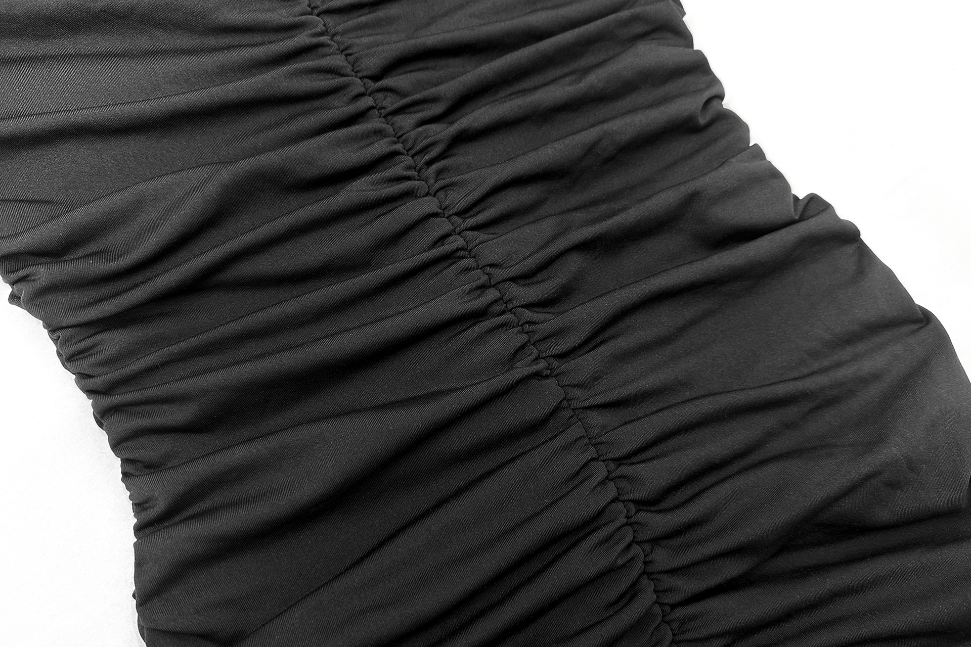 Autumn Winter Women Clothing Long Sleeve Dress Sexy off Neck Tube Top Pleated Hip