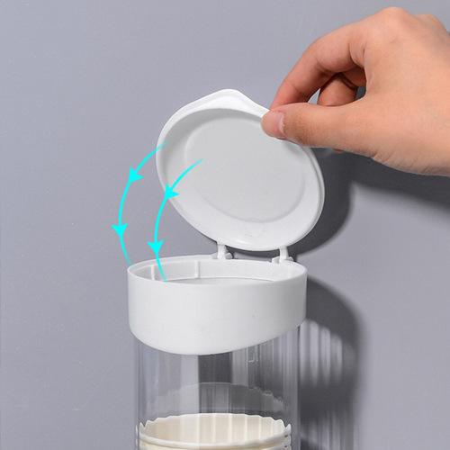 Disposable cup taker automatic water dispenser cup holder household punch-free wall-mounted cup storage rack