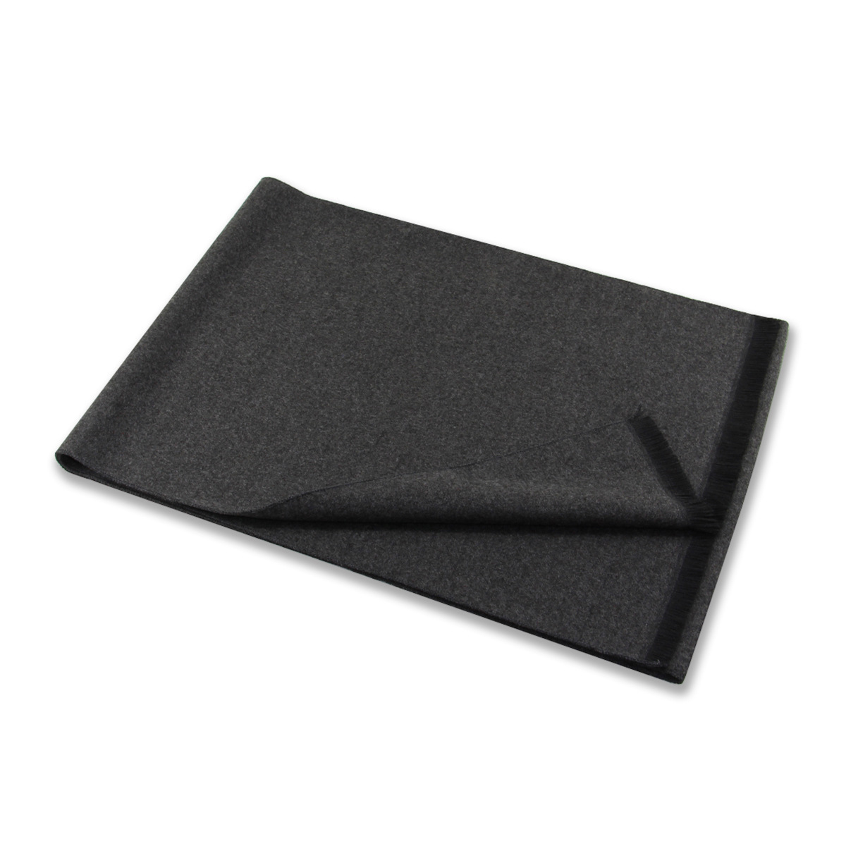 Unisex Monochrome Wool Scarf For Men Winter Warm Thick Patterned_voghion.com