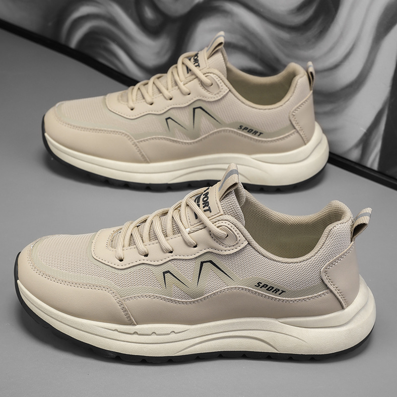 Zapatos transfronterizos para hombre, modelo nuevo 2026, venta al por mayor, calzado casual de suela blanda, estilo coreano, transpirable, deportivo para hombre
