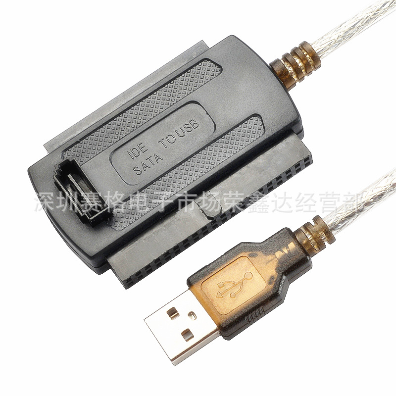 IDE a SATA a USB externo Cable de disco fácil computadora de escritorio del ordenador portátil viejo puerto serie cable de datos de conexión