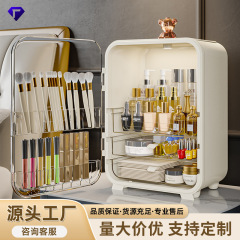 化粧品収納ケース軽豪華防塵大容量デスクトップ化粧台アクリル口紅スキンケア棚