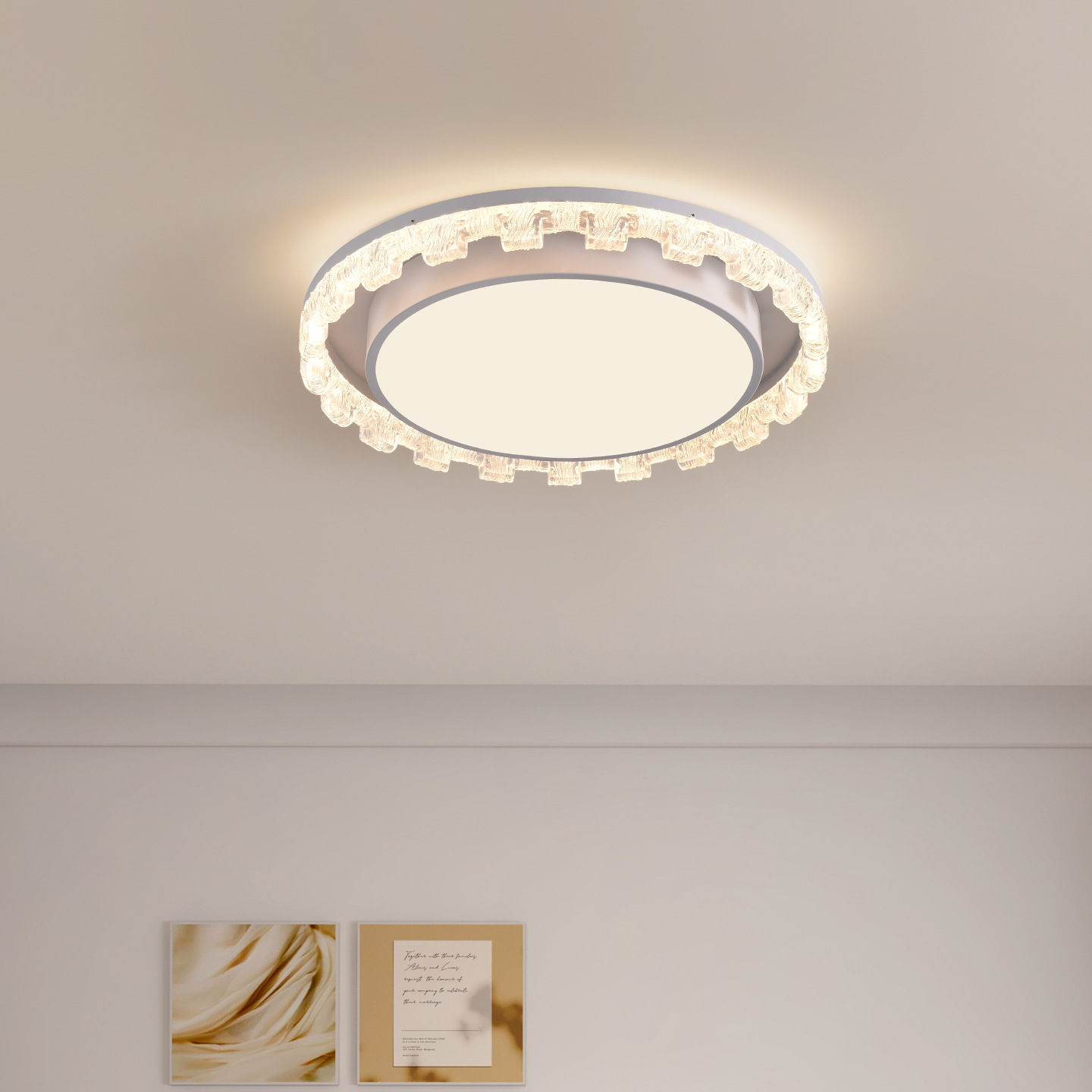 Luz principal de la sala de estar de la familia, lujo lujoso