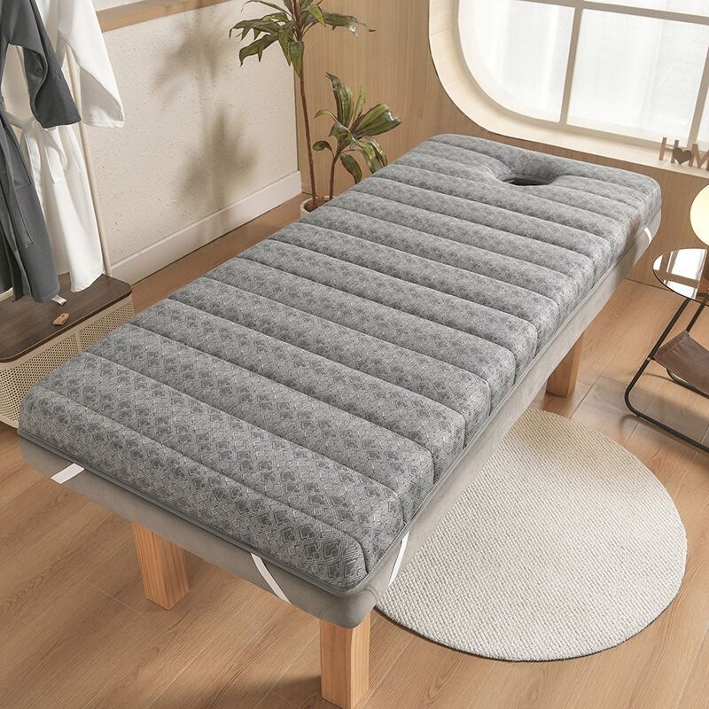 Beauty Mattress with Holes, Beauty Salon Bed with Moderate Softness and Firmness, Massage Therapy Mat, Foldable Sponge Anti-Slip Mat Beauty Mattress with Holes, Beauty Salon Bed with Moderate Softness and Firmness, Massage Therapy Mat, Foldable Sponge Anti-Slip Mat