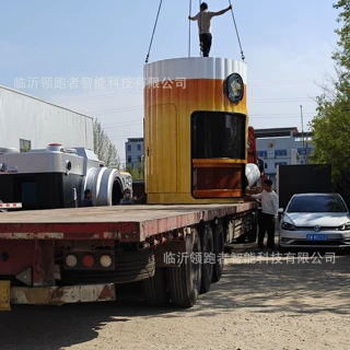 网红复古录音机造型餐车 景区露营地打卡咖啡奶茶移动售卖车