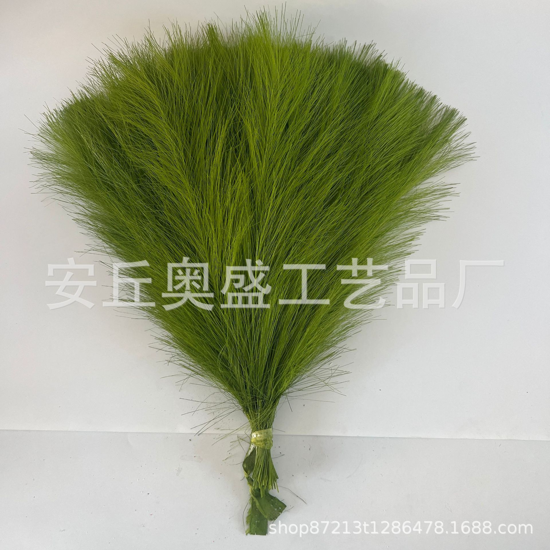 Spot hierba pampeana artificial transfronteriza simulación plumas accesorios de boda simulación jardinería decoración pelo de caña al por mayor