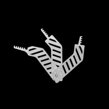 万能钥匙多功能开锁工具迷你不锈钢梳子开锁器锁匠工具现货批发