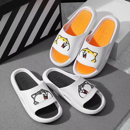 Men's Summer Ins Trend Indoor Home Use Bathroom Cooling Slippers with a Sense of Sophistication for Men, Wearable Outdoors