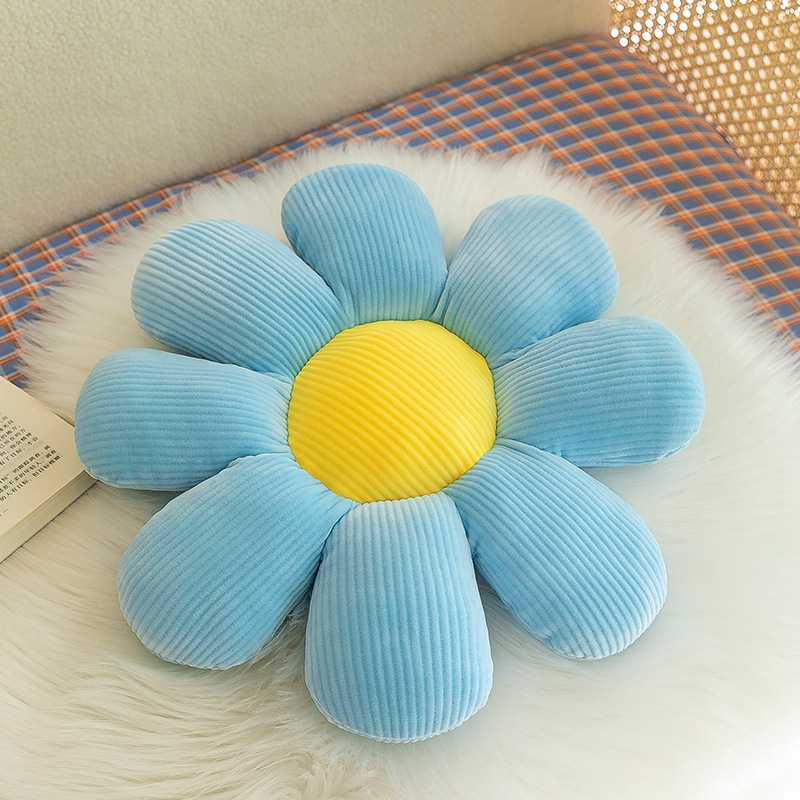 Girasol Butt cojín Daisy almohada cojín Oficina siesta silla cojín de dibujos animados pétalo Decoración