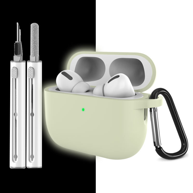 适用Airpodspro3保护套苹果耳机保护壳硅胶纯色airpods保护壳批发|undefined