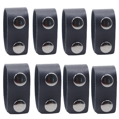 Tactical belt fixing buckle Genuine leather belt buckle Duty equipment four-way buckle Belt Keeper Snaps