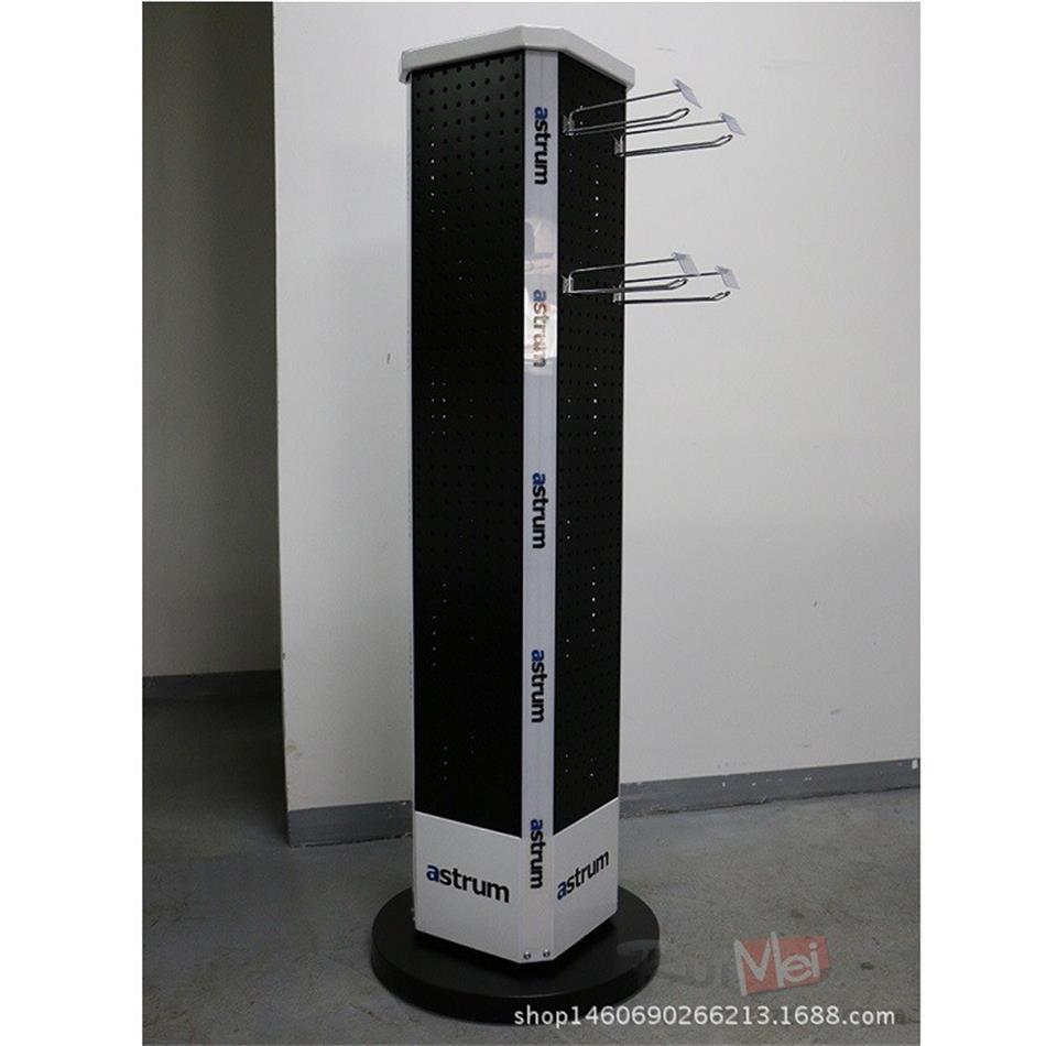 加工洞洞板展示架手机配件饰品小玩具促销挂架4面可旋转展架