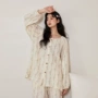 法式春季新款圆领家居服