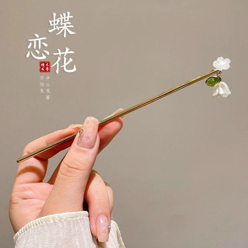 Nueva horquilla de estilo chino borla de alto grado para mujer horquilla diaria updo horquilla estilo antiguo hanfu hairpin tocado