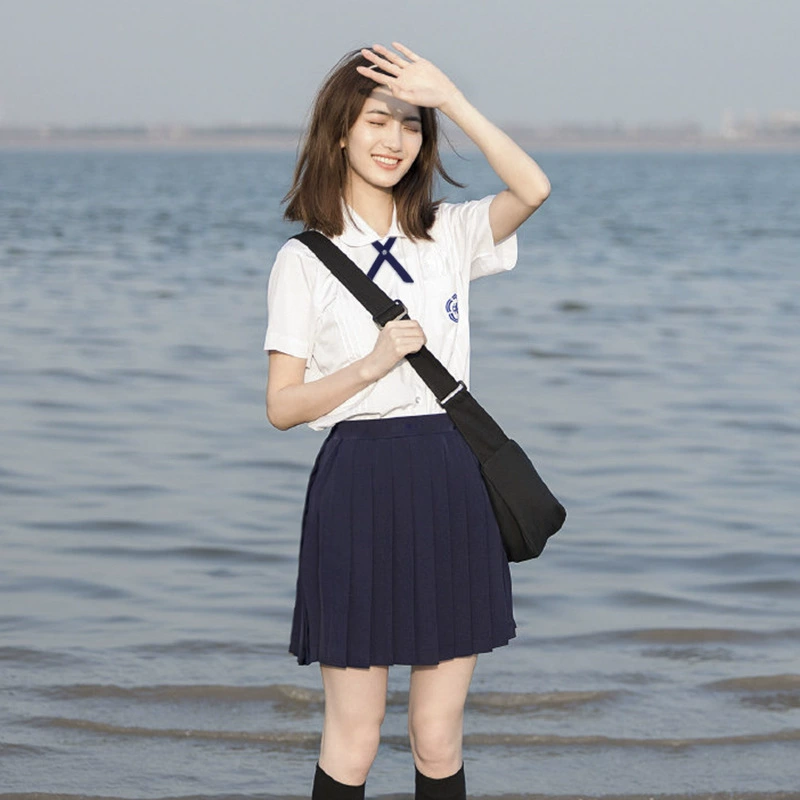 Футболки колледжа Taiwan Affiliated High School Shirts College Fengshu Service School Clothing Set Middle School Student High School Graduation Season Games Clothing