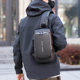 New Multifunctional Password Lock Chest Bag Anti-Theft Outdoor Leisure Cross-Body Bag for Men and Women Simple Shoulder Bag Wholesale