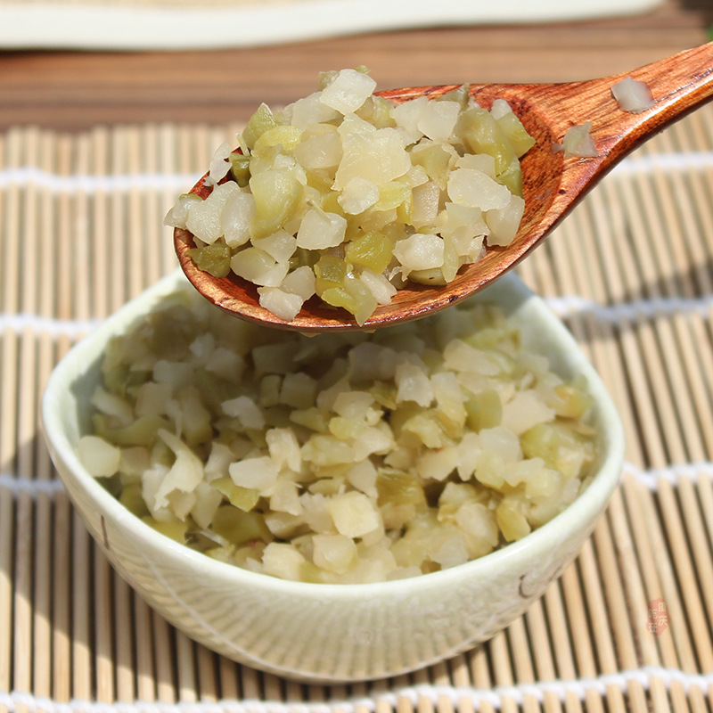 涪陵榨菜原味顆粒30斤 整箱5斤X6重慶小面榨菜米丁餐飲商用大包