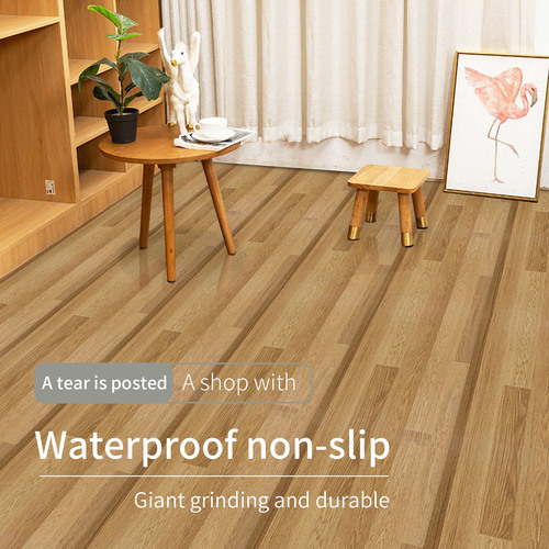 Wood Grain Flooring Decal for Bedroom and Living Room Removable Decor Waterproof Wall Sticker Removable Floor Decal DB01