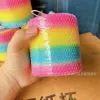 Gran bolsas de red arco iris anillo elástico juguetes para niños adultos puzzles estand bobina al por mayor ferrule mercado image 3