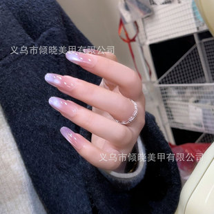 Pink and Purple Cat's Eyes Wearing Nail Oil for Spring and Summer New Ice-transparent Naked Three-color Nail Art 156 Cat's Eye Cat Demon