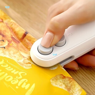 Mini Snack Bag Sealing Machine Rechargeable 2 in 1 Hot Cold