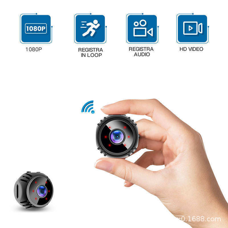 Cross-Border Hot-Selling X10/W8 Camera Phone Remote 1080p Wireless WiFi Network Home Surveillance Camera