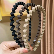 洗脸不会掉发箍压发条女发捆碎发大波浪发箍洗头黑色男士