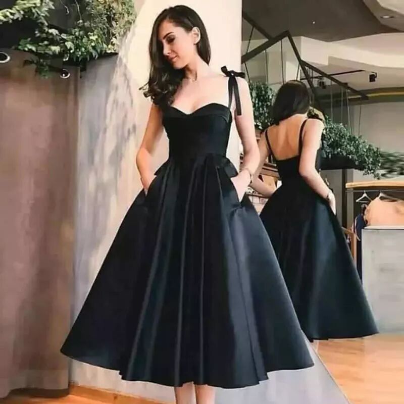 Europa y América Amazon AliExpress deseo de las mujeres vestido de noche elegante simple sexy Sling vestido de noche