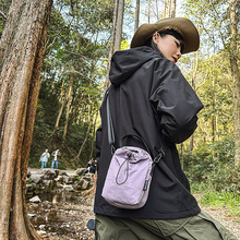 跨境帆布束口袋健身大容量抽绳学生书包女新款单背包男旅行手机包