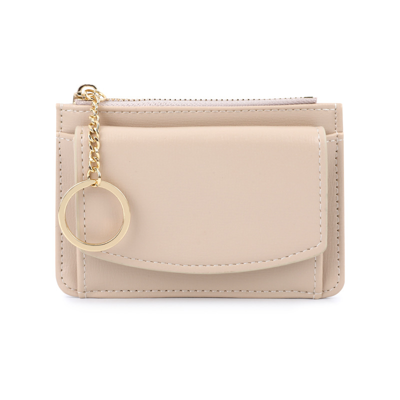 Telian nuevo portatarjetas transfronterizo titular de la tarjeta estudiante comida tarjeta cubierta protectora multi-Tarjeta llavero monedero de la moneda de las mujeres