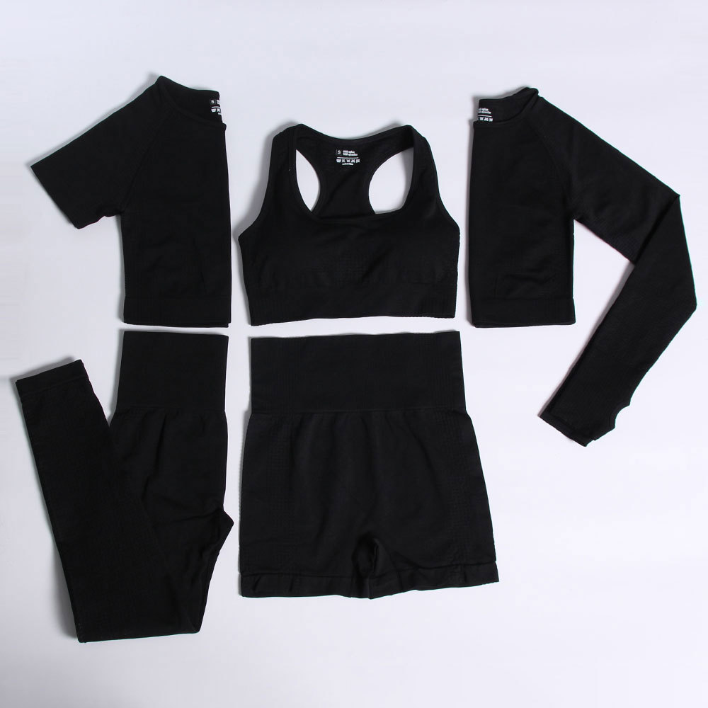Casual Sports Solid Color Round Neck Tracksuit T-shirt Leggings display picture 5