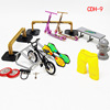 Toy, skateboard, metal bike for finger, small pedal, trousers