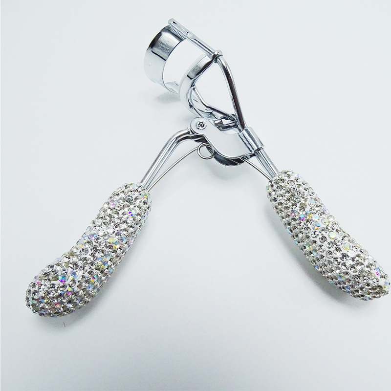 Nuevas brochas de maquillaje con pedrería, rizador de pestañas, juego completo de 18 brochas de maquillaje, herramientas de belleza para ventas transfronterizas.