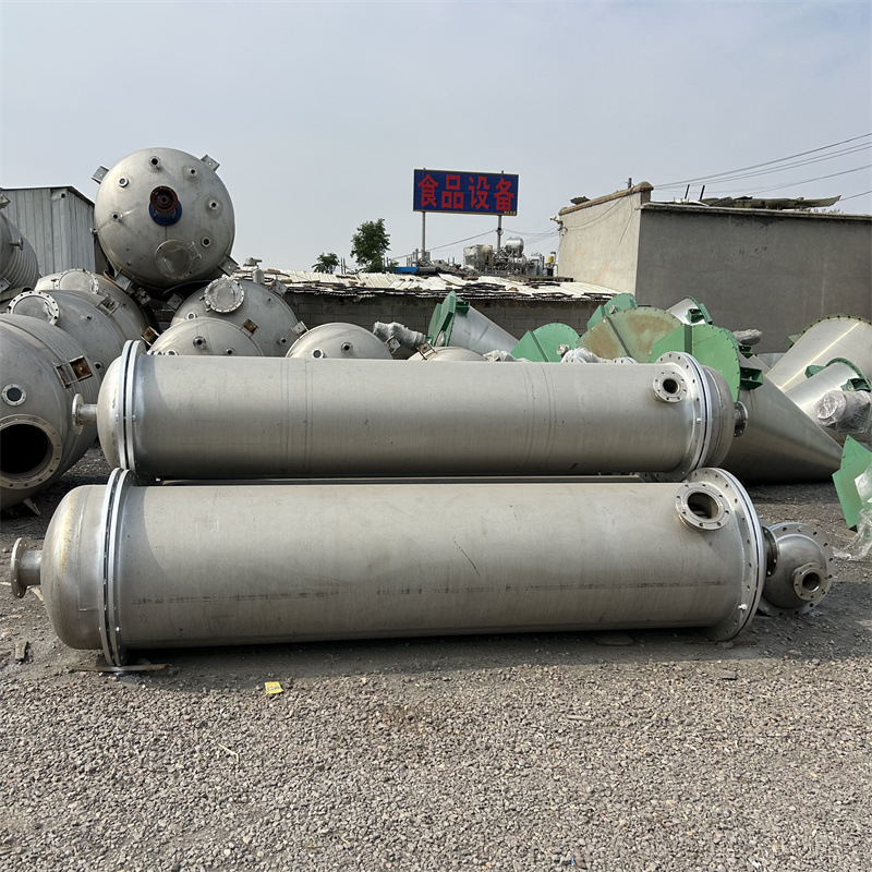 二手列管式冷凝器 10-100平方不锈钢冷却设备