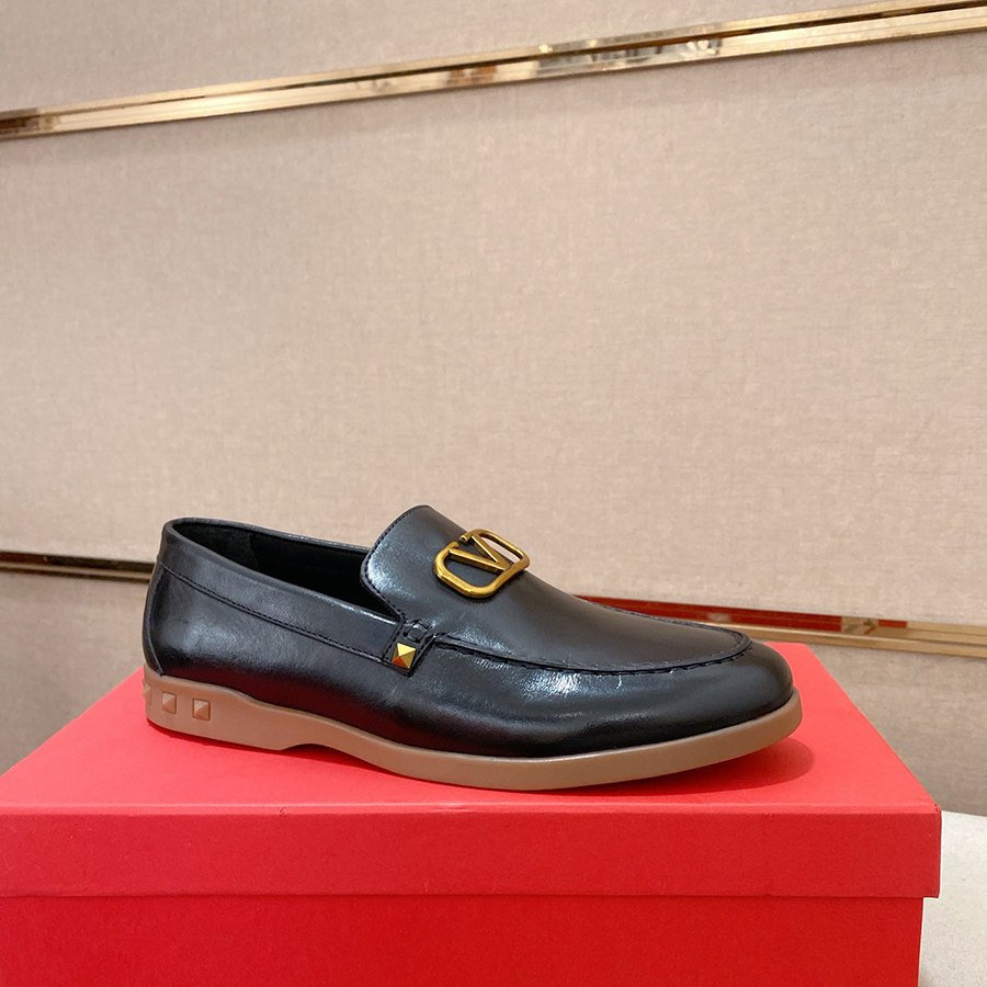 Kişi dəri ayaqqabı - rahat slip-on loafer