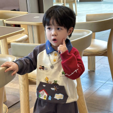 儿童卫衣25年秋冬季新款男童卫衣中小童卫衣卫裤童装外贸批发