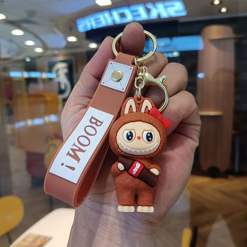 クリエイティブホットスタイルラブブキーホルダー漫画リトルシープペンダントおもちゃベビーグラバーかわいいキーチェーンリング卸売|undefined
