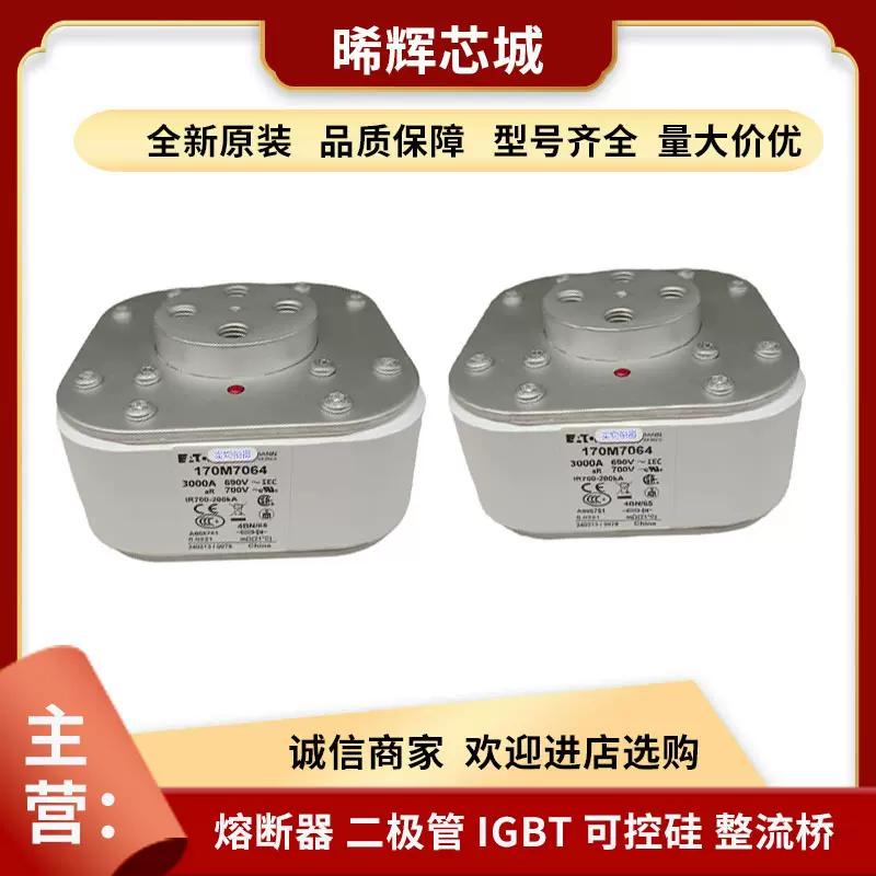 巴斯曼170M7064  1300V  700A 全新原装 低压快速熔断器