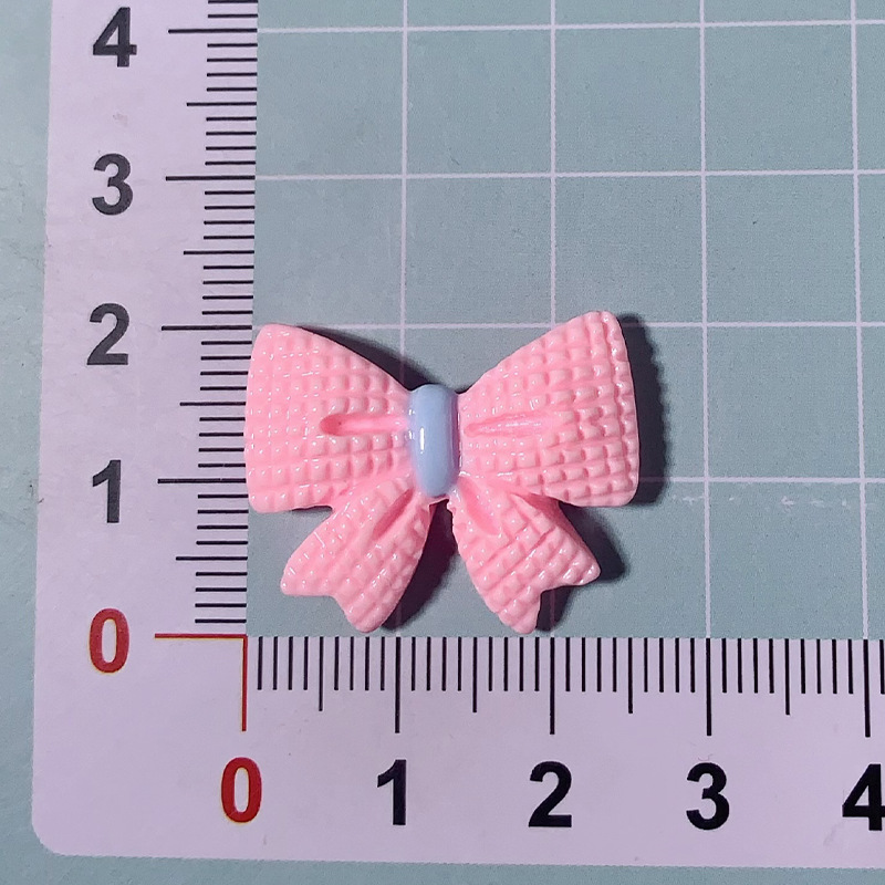 Nuevo macarón arco de color DIY accesorios de resina crema pegamento para el cabello adornamiento para el cabello agujero agujero zapatos sujetador material de taza