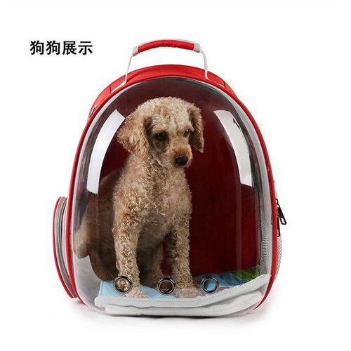 Cross-border semi-space cat bag panoramic transparent portable outdoor breathable pet bag large capacity dog and cat backpack