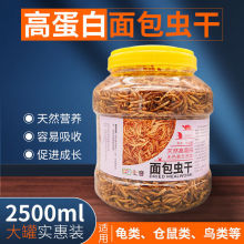 面包虫干品芦丁鸡鸭银龙鱼龟食物鹦鹉仓鼠螃蟹高蛋白虫喂鸡速卖通