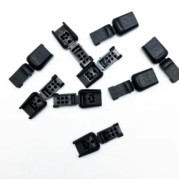 Manufacturer in stock plastic tail clip elastic rope buckle clothing pull tail buckle luggage file bag zipper rope high quality lock