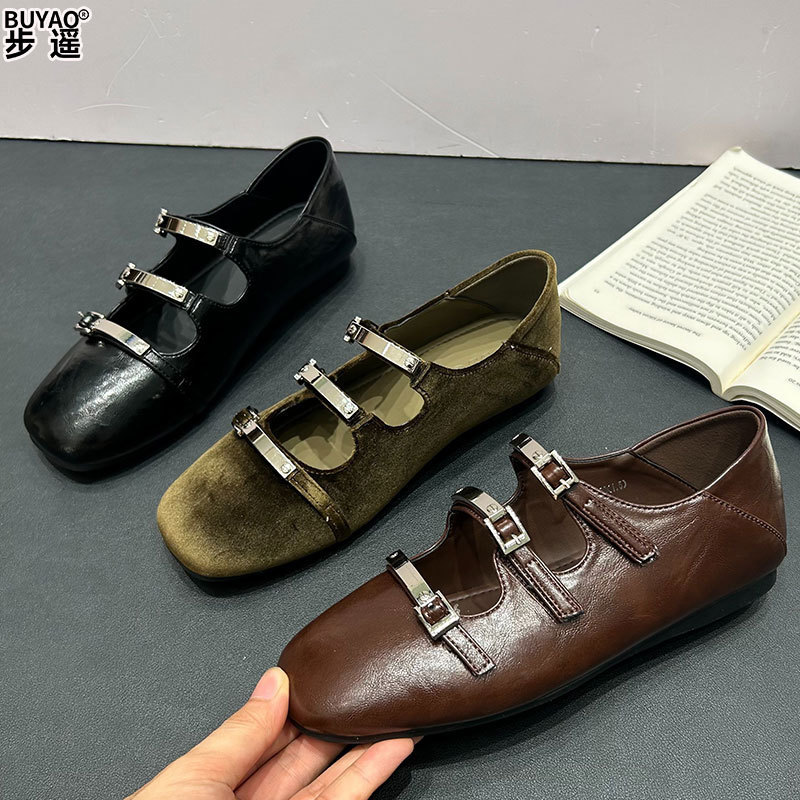In stock~2026 early autumn new genuine leather soft-soled Mary Jane flats for women, suitable for commuting In stock~2026 early autumn new genuine leather soft-soled Mary Jane flats for women, suitable for commuting