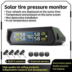 T17 TPMS yüksək dəqiqlikli günəş enerjili şin təzyiq monitoru, simsiz cihaz