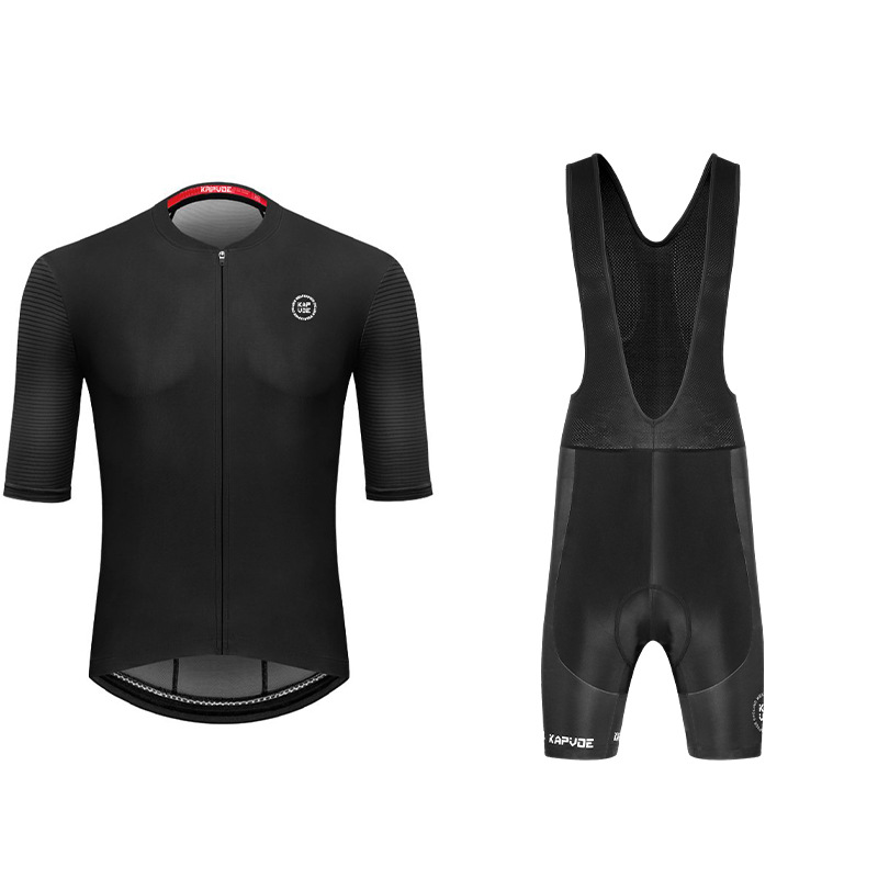 Ropa de ciclismo de manga media Monos exclusivos transfronterizos Traje de verano Bicicleta de carretera Bicicleta Transpirable Top de hombre