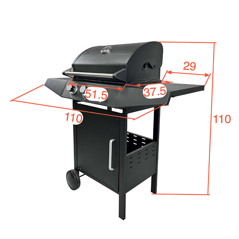 Hogar al aire libre gran parrilla de gas estufa de gas parrilla de gas multifunción sin humo parrilla de barbacoa suministro directo de fábrica