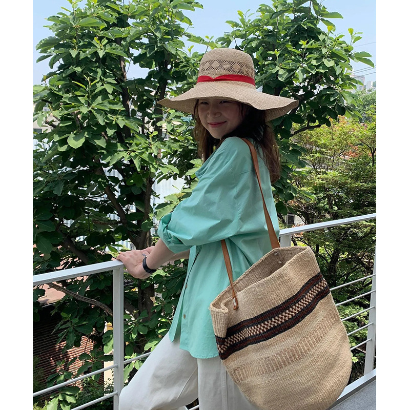 2026 Korean M*Destm*Od Mint Green Casual Loose Shirt Elegant Long-Sleeve Base Layer Top for Women