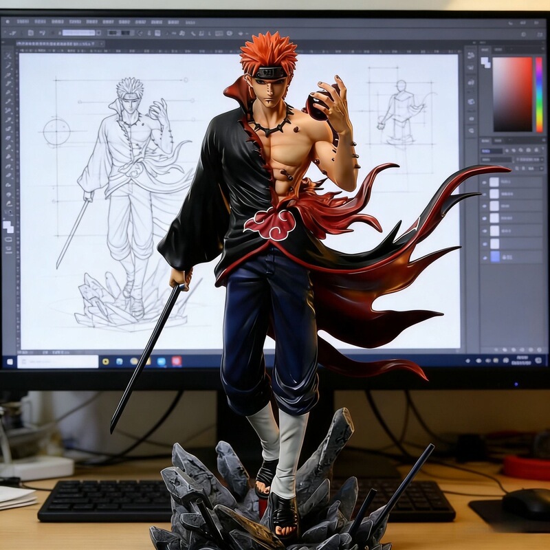 Pain of the Hundred Ninja - Naruto Action Figure Resonance Series Trendy Toy 2D Anime Model Figurine Decoration Wholesale Pain of the Hundred Ninja - Naruto Action Figure Resonance Series Trendy Toy 2D Anime Model Figurine Decoration Wholesale